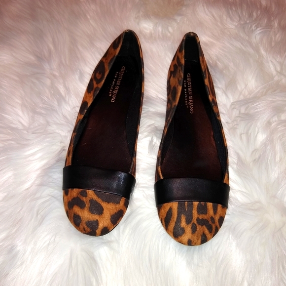 Christian Siriano Shoes - Leopard flat shoe